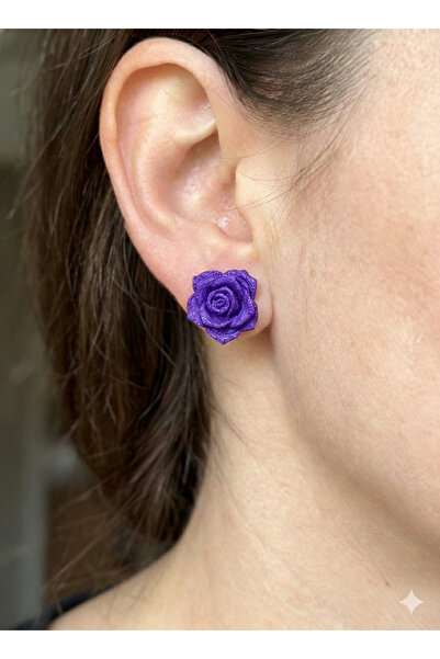 B2 Studio Gül Küpe (Farklı Renk Seçenekleri)