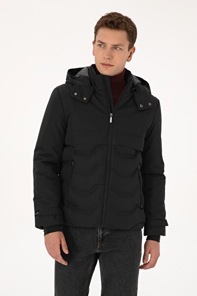 Marka 2263166 Men's Basic Coat Black