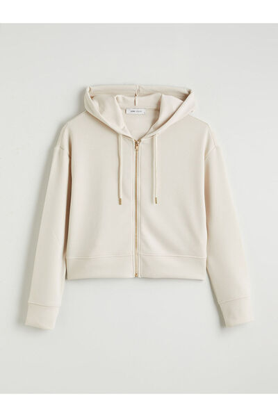 LC Waikiki Hooded Women's Zippered Sweatshirt