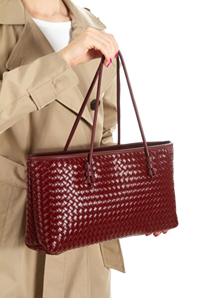 Adelina Bags Women's Braided Tote Hand and Shoulder Bag