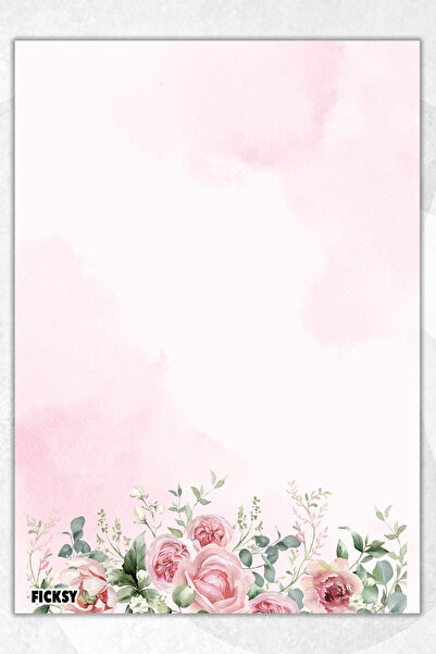 Ficksy دفتر ملاحظات A5 بدون خطوط - 50 ورقة - مذكرة - دفتر ملاحظات - ورق ملاحظات