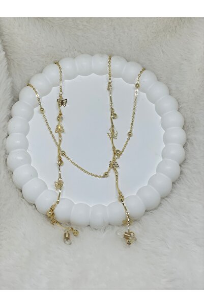 Lavinia Butik Paslanmaz Çelik Gözlük Askısı (Çelik İp)