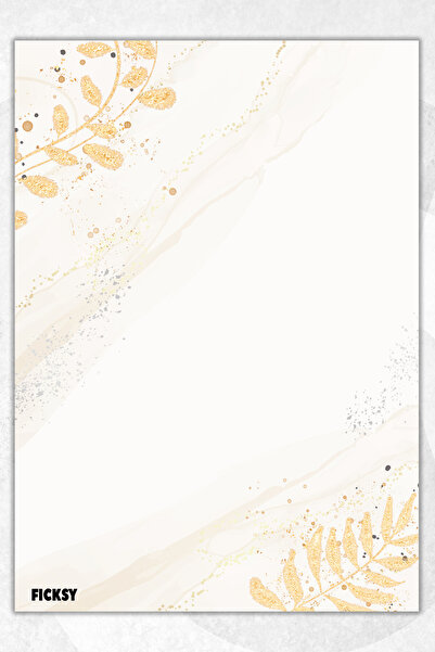 Ficksy Flower Note Paper - A5 Size - 50 Sheets - Notepad - Memopad - Memo Pad - To Do List