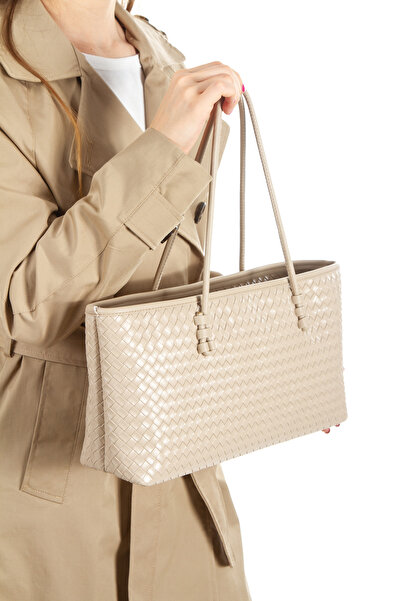 Adelina Bags Women's Braided Tote Hand and Shoulder Bag