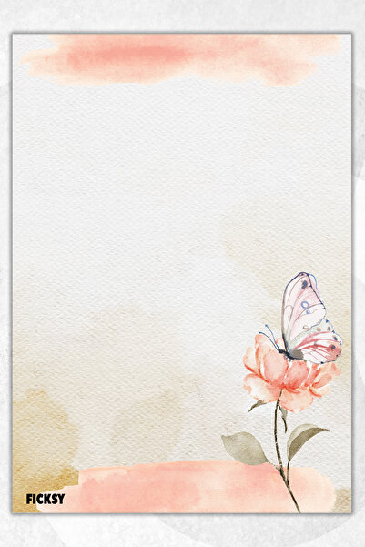 Ficksy دفتر ملاحظات A5 بدون خطوط - 50 ورقة - مذكرة - دفتر ملاحظات - ورق ملاحظات