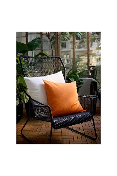 Generic Cushion cover, bright orange outdoor/indoor, 50 x 50 cm