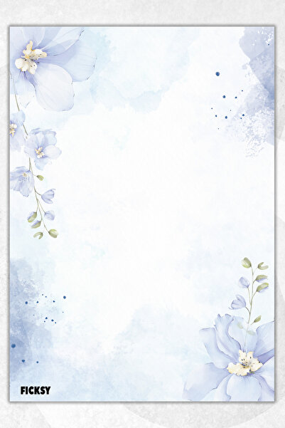 Ficksy دفتر ملاحظات A5 بدون خطوط - 50 ورقة - مذكرة - دفتر ملاحظات - ورق ملاحظات