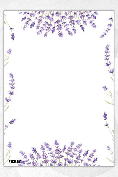 Ficksy Flower Note Paper - A5 Size - 50 Sheets - Notepad - Memopad - Memo Pad - To Do List