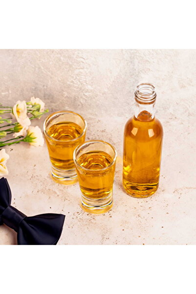 Roxero Set of 50 ml Miniature bottles with stopper - transparent glass for liquor, wine, wedding favors - 20 pcs