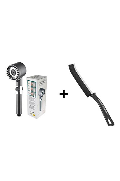 OEM Cap de dus portabil cu presiune mare si filtru + perie multifunctionala c...