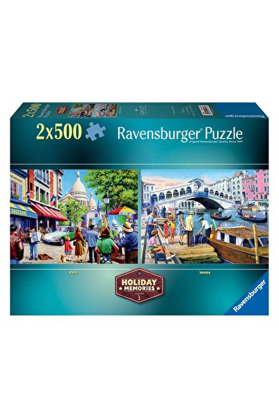 RAVENSBURGER - Vacation memories puzzle 2x500 pieces