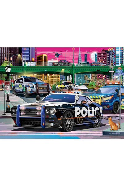 RAVENSBURGER - Puzzle politia in patrulare 150 piese