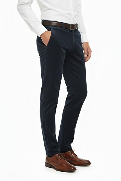 LAVETTO Men's Winter Velvet Trousers Classic Fit Bgl-St04828