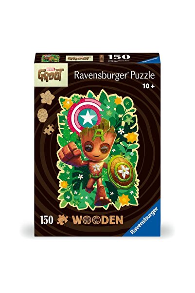 RAVENSBURGER - Marvel Groot wooden outline puzzle 150 pieces