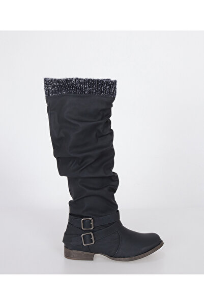 JustFab Boots, Navy blue