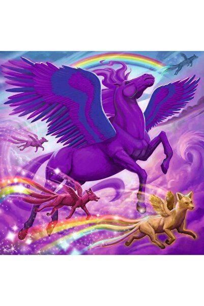 RAVENSBURGER Mythical Animals Puzzle, 3X49 Pieces