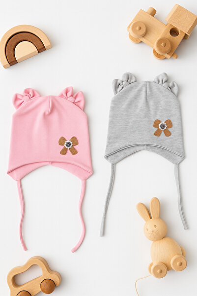 greenmoss قطن 100% ، قبعة طفل مزدوجة