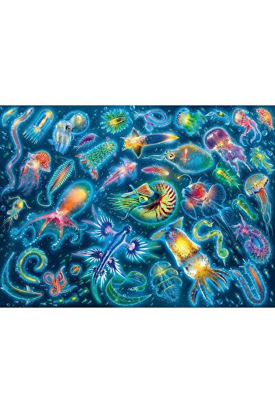 RAVENSBURGER Colorful Marine Species Puzzle, 500 Pieces