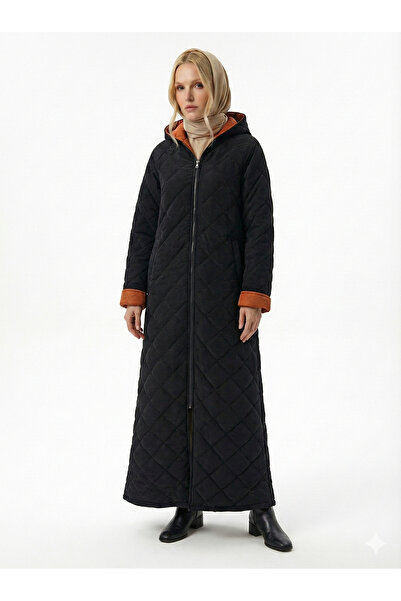 Vivezza Çift Taraflı Su Geçirmez Nova Kumaş Kapitone Ferace 70500