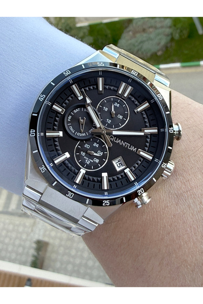 Quantum 10 ATM Su Geçirmez Çelik Kasa Kordon Erkek Kol Saati