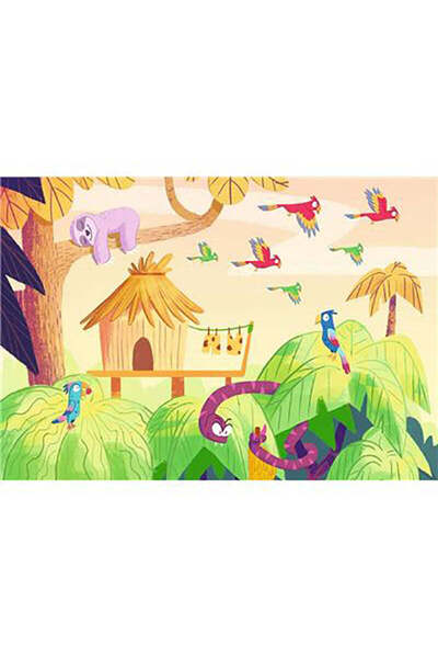 RAVENSBURGER Puzzle Si Joc Expeditie In Jungla, 2X24 Piese