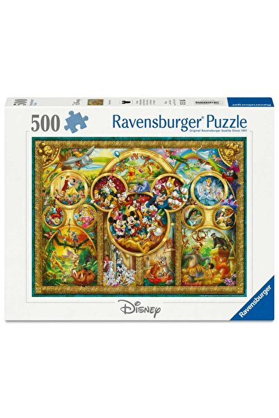 RAVENSBURGER - Puzzle familia Disney 500 piese design nou