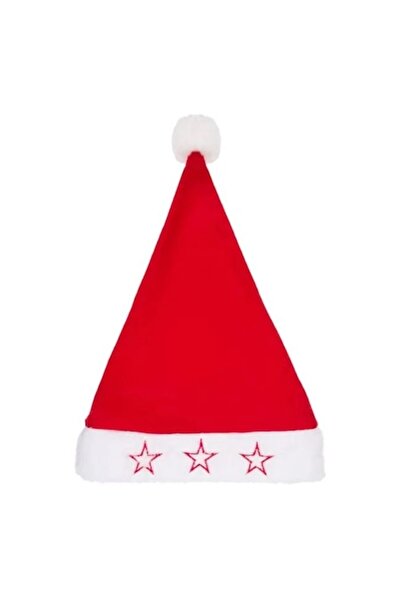 VENITIVO VINDEM CELOR INTELIGENTI Christmas hat with white pompom, VENITIVO®, diameter x height 29 x 37 cm, polyester, red