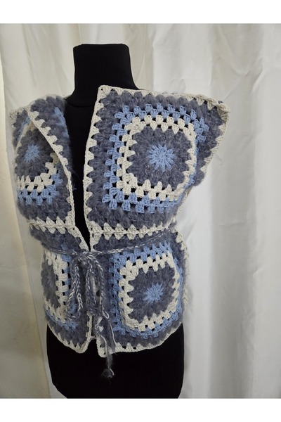 lupi Pinterest Vest Trend Vest Patterned Hand-Knitted