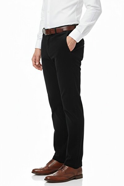 LAVETTO Men's Winter Velvet Trousers Classic Fit Bgl-St04827