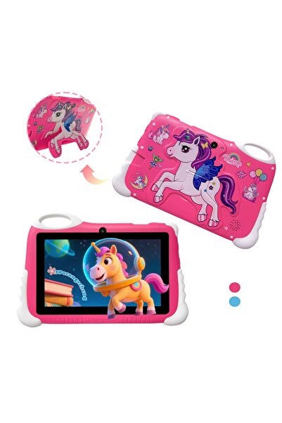OEM Children's Tablet 7" Android 12, 64 GB ROM, 4 GB RAM, 6000 mAh, SIM-free, Pink