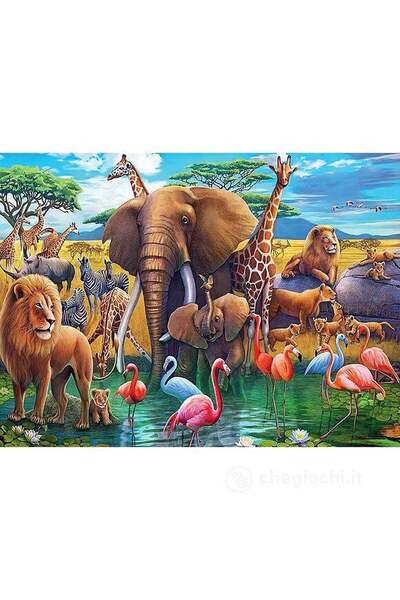 RAVENSBURGER Puzzle Animale Din Africa, 200 Piese