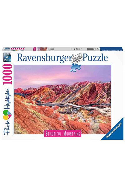 RAVENSBURGER Rainbow Mountains Puzzle, 1000 Pieces