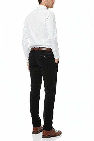 LAVETTO Men's Winter Velvet Trousers Classic Fit Bgl-St04827