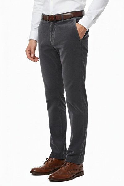 LAVETTO Men's Winter Velvet Trousers Classic Fit Bgl-St04827