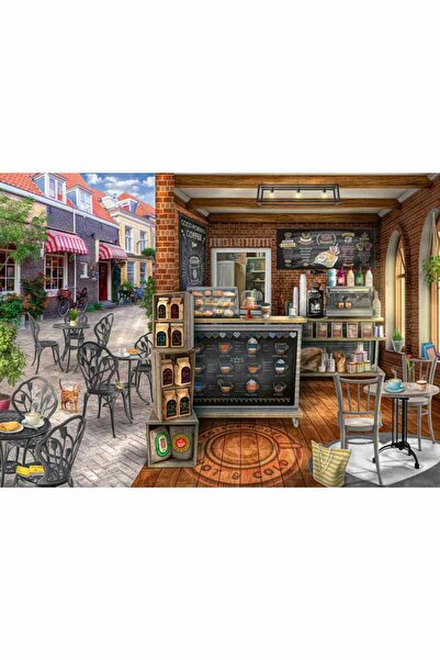 RAVENSBURGER - Puzzle cafenea pitoreasca 1000 piese design nou
