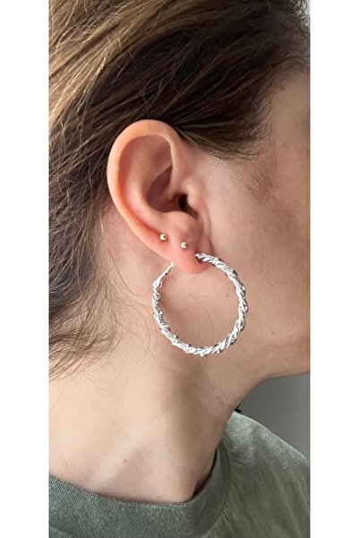ZRN AKSESUAR Xuping Quality Stylish Style Trend Stylish Earrings Silver Color