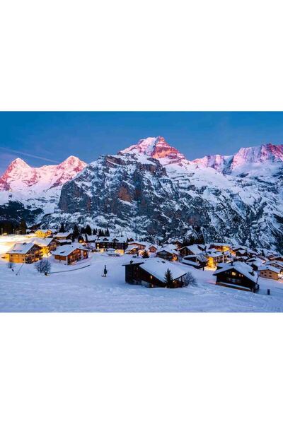 RAVENSBURGER Puzzle Berner Mürren, 1000 Piese