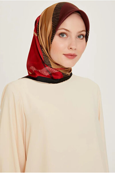 Armine Μεταξωτό Φουλάρι Tivil IST 9206 - 31 Κόκκινο Μικτό Σχέδιο