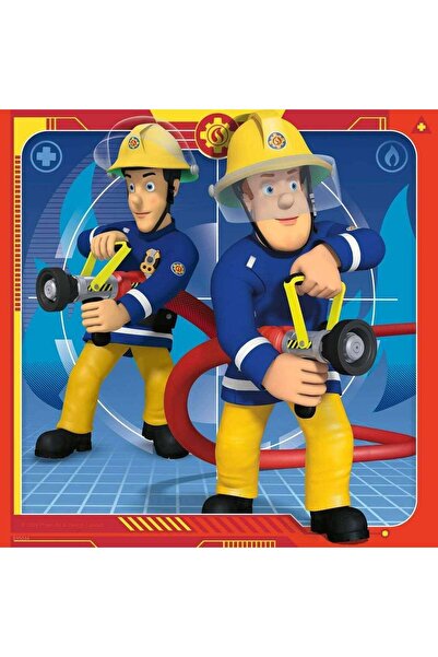 RAVENSBURGER Puzzle Pompierul Sam, 3X49 Piese