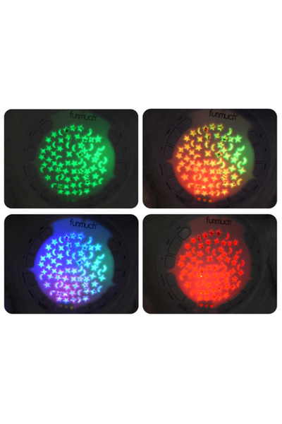 OEM White Teddy Bear with Projector, Sound & Light