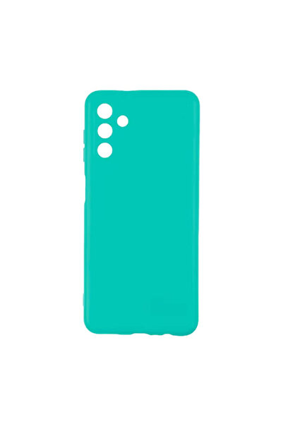 Samsung Case for Galaxy A04s made of velvety silicone with camera protection - Turquoise