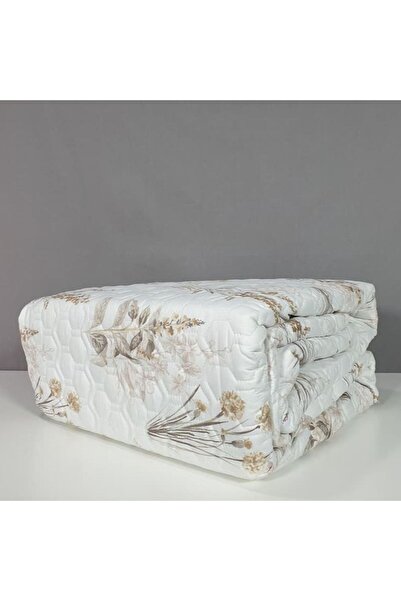 Reiashn Olive summer patterned compressed bedspread, single and a half