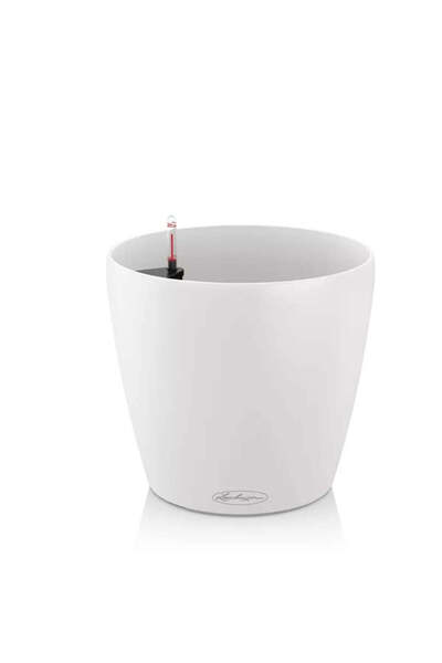 Lechuza Ghiveci cu auto-udare Classico Color 18, 2,5 L, alb mat