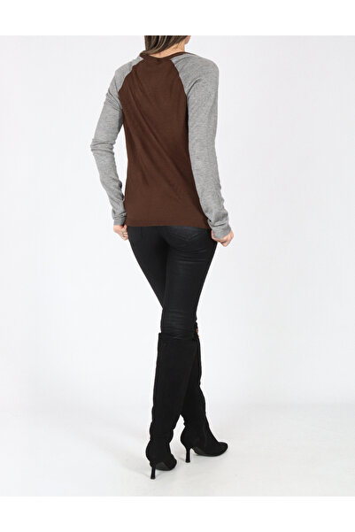 Evendi Cardigan, Brown/Grey