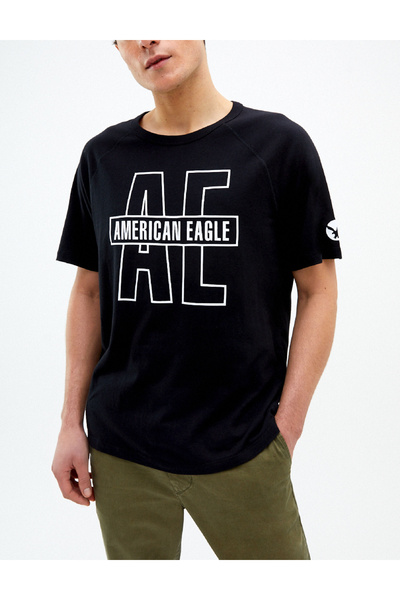 AMERICAN EAGLE T-shirt, Black