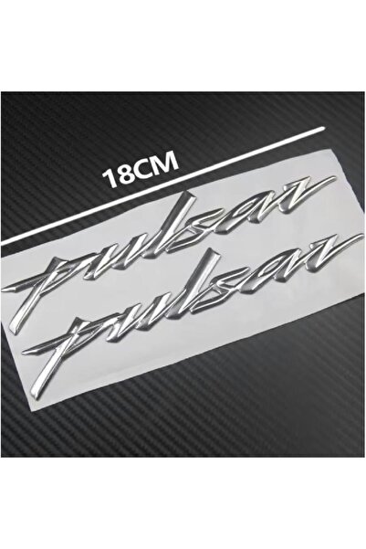 YSGMOTOPARTS Pulsar Logo Yazı Amblem Sticker Etiket Seti 3D NS200-125-150