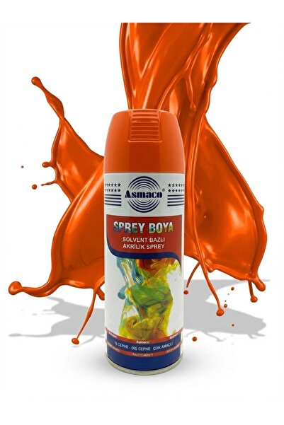 AKBELLİ GROUP Asmaco Çok Amaçlı Solvent Bazlı Akrilik 400 ML Sprey Boya Alümi...