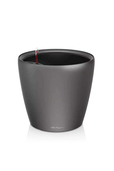 Lechuza Ghiveci cu auto-udare Classico Premium 35 LS, 13 L, Gri metalizat