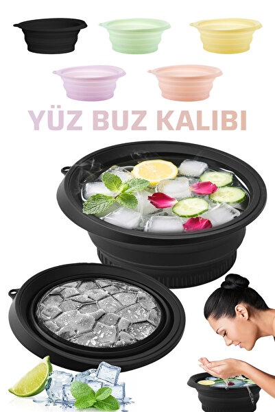 Phonextra Silikon Katlanabilir Yüz Buz Banyosu Kabı Soğuk Şok Terapi Spa Küveti