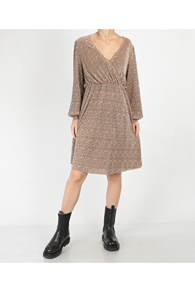 Evendi Short dress, Brown